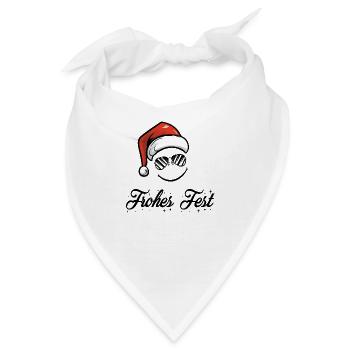 frohes fest nikolaus - Bandana - Weiß - Vorne