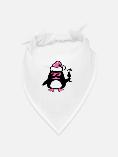 Noël du canard de plage - Bandana - blanc - Devant