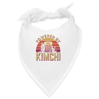Liebe für Kimchi und Geschmack - Bandana - Weiß - Vorne