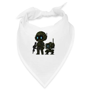 Nova-Sentinel mit Sidekick Byte! - Bandana - Weiß - Vorne