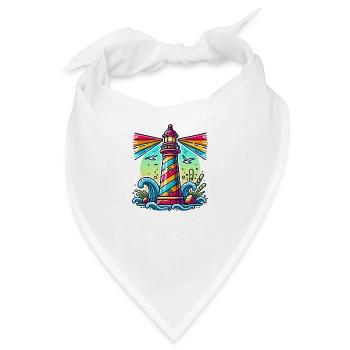 lighthouse - Bandana - Weiß - Vorne