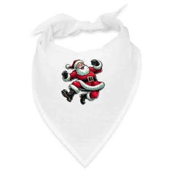 Weihnachtsmann - Bandana - Weiß - Vorne