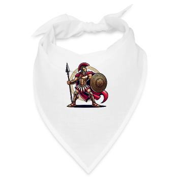 Spartaner - Bandana - Weiß - Vorne