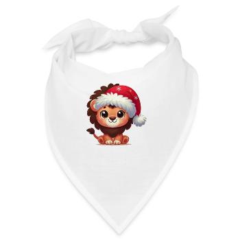 Lion Weihnachten - Bandana - Weiß - Vorne