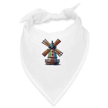windmühle - Bandana - Weiß - Vorne