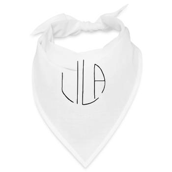 Lila - Bandana - Weiß - Vorne
