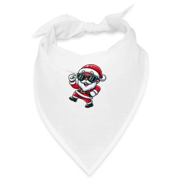 Weihnachtsmann - Bandana - Weiß - Vorne