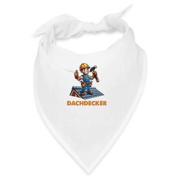 Dachdecker - Bandana - Weiß - Vorne