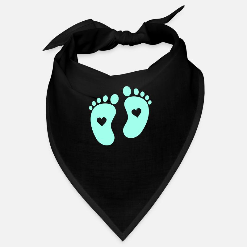 Pieds de bébé Bandana