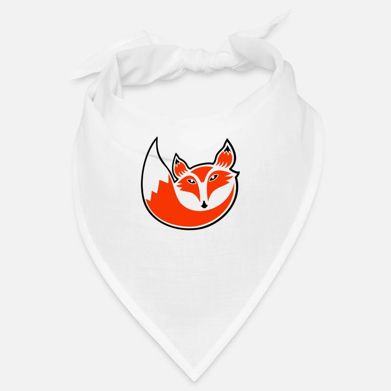 Fuchs Rotfuchs Wildes Wald Tier Cool Logo Symbol Bandana