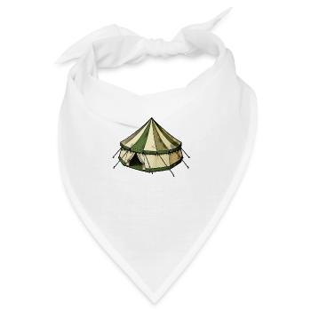 zelt - Bandana - Weiß - Vorne