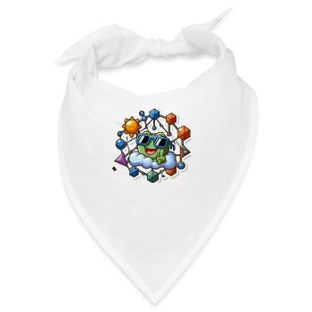 Mathe Spiel - Bandana - Weiß - Vorne