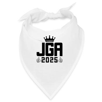 JGA 2025 Cool - Bandana - Weiß - Vorne