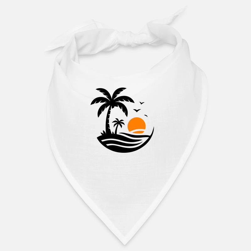 Palmen Strand Bandana