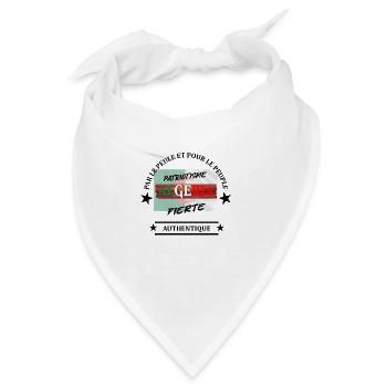 Authentisches Algerien - Bandana - Weiß - Vorne