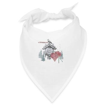 Schwarzwald - Bandana - Weiß - Vorne