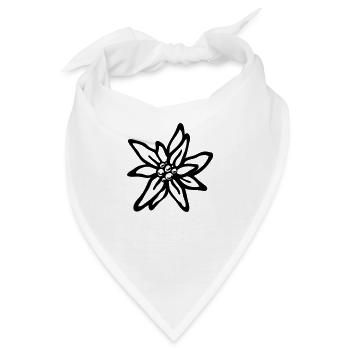 Edelweiß - Bandana - Weiß - Vorne