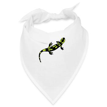 Feuersalamander (gebändert) - Bandana - Weiß - Vorne