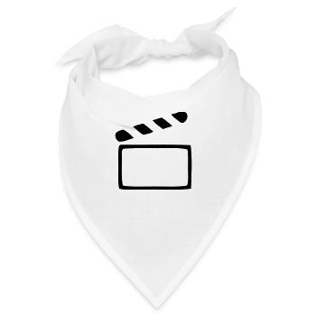 Filmklappe - Kino - Regie - Bandana - Weiß - Vorne