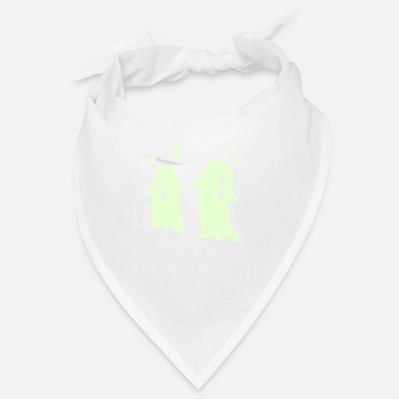 glow in the dark ghosts Bandana