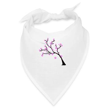 blossom tree - Bandana - Weiß - Vorne