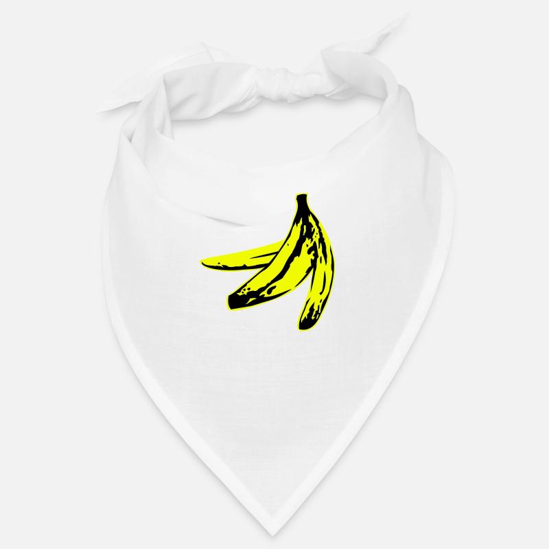 warholish banana peel Bandana