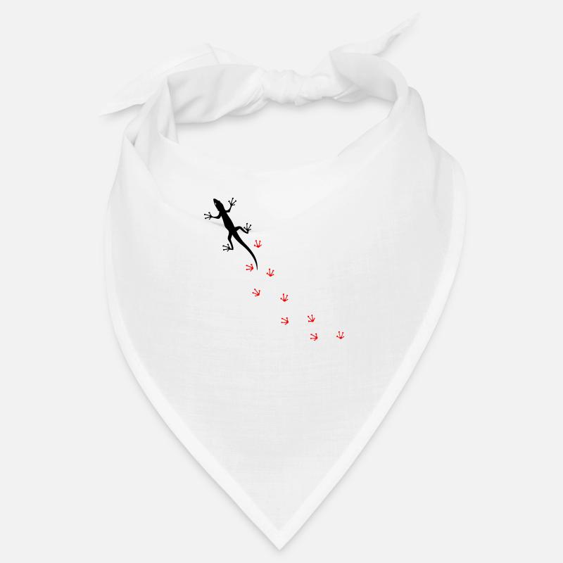 Gecko - Bandana - Weiß