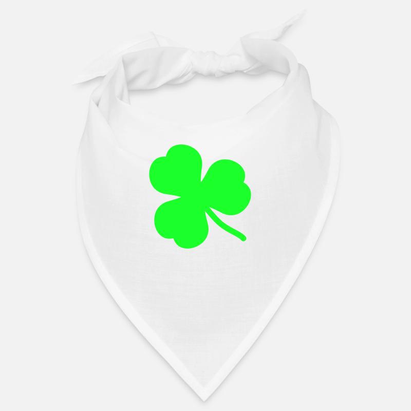 kleeblatt_2 - Bandana - Weiß