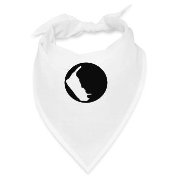 Amrum in der Sonne - Bandana - Weiß - Vorne