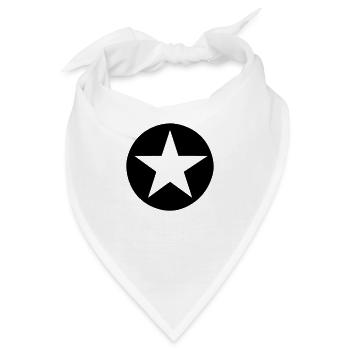 Stern Sternchen - Bandana - Weiß - Vorne