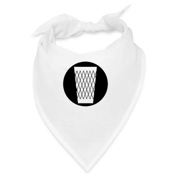 Frankfurt Geschenke - Bandana - Weiß - Vorne