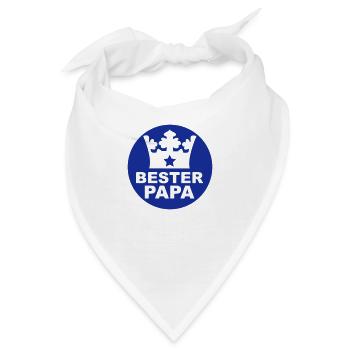 Bester Papa - Bandana - Weiß - Vorne