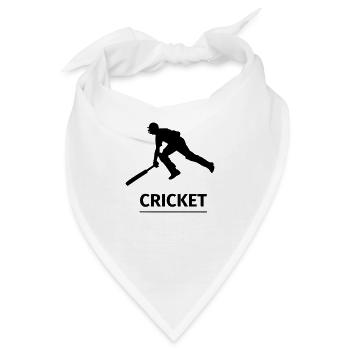 Cricket - Bandana - Weiß - Vorne