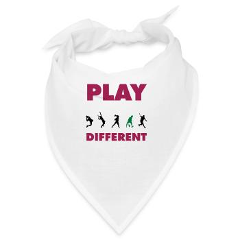PLAY DIFFERENT 2 - Bandana - Weiß - Vorne