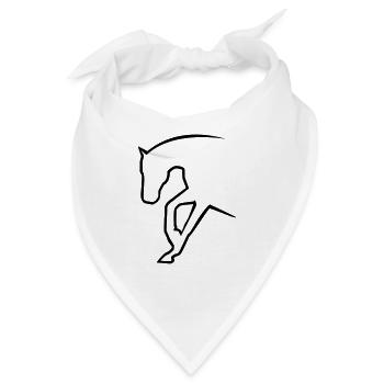 sliding stop - Bandana - Weiß - Vorne