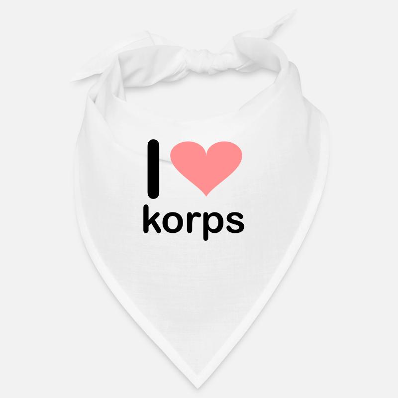 I Love korps Bandana