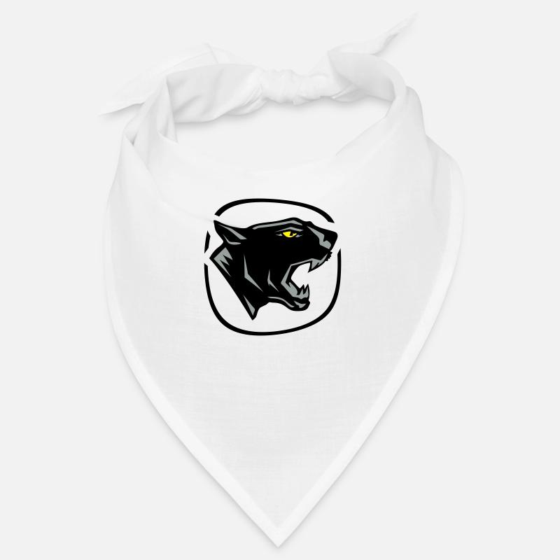 panthère - Bandana - blanc