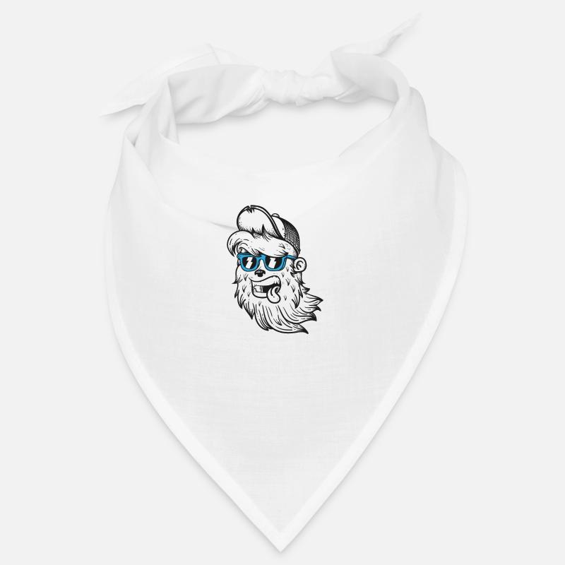 lustiger Hipster Bandana