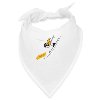 Apres ski - Bandana - Weiß - Vorne