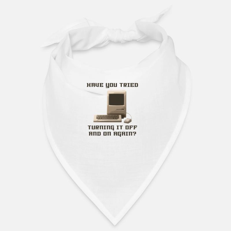 Computer off and on again Bandana