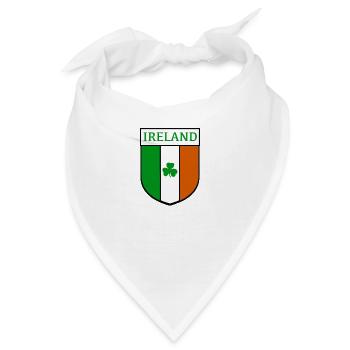 ireland hemblem - Bandana - Weiß - Vorne