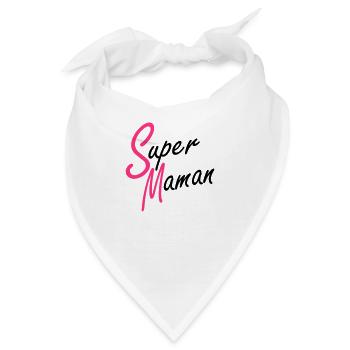 Super Maman - Bandana - Weiß - Vorne