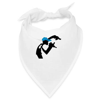 Rapper - Bandana - Weiß - Vorne
