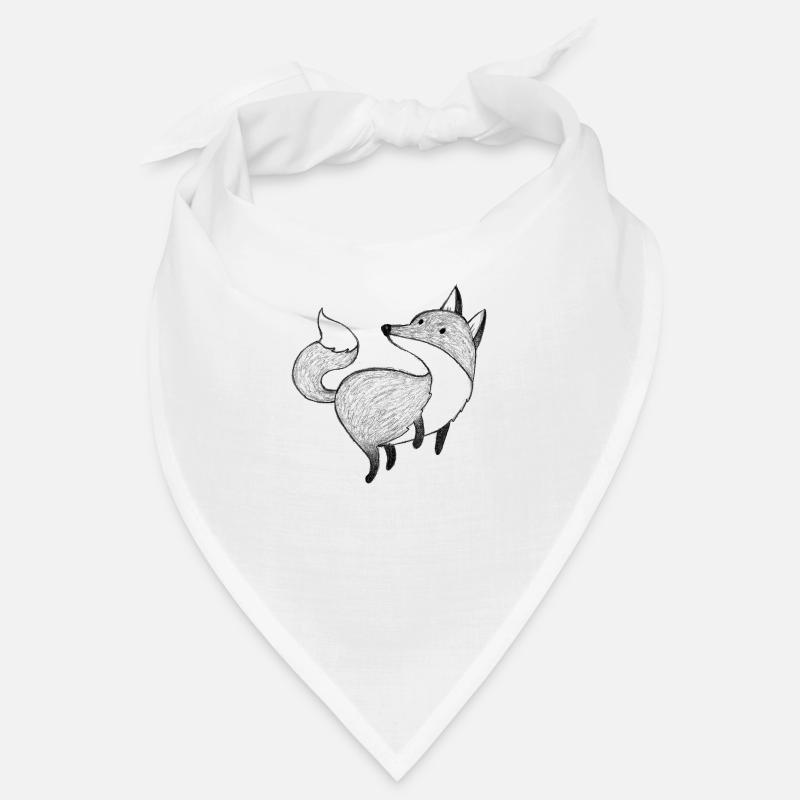 Fuchs - Bandana - Weiß