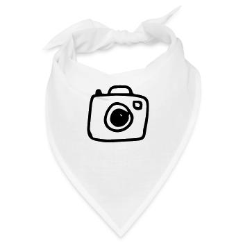 Kamera,photographisch,Bild,Ausrüstung,Studio,Linse - Bandana - Weiß - Vorne