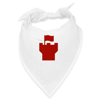 Ritterburg Turm - Bandana - Weiß - Vorne