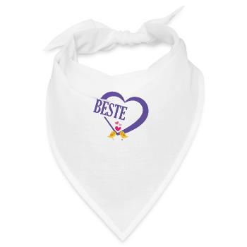 Beste - Bandana - Weiß - Vorne