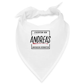 Andreas - Bandana - Weiß - Vorne