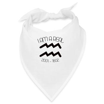 WASSERMANN STERNZEICHEN - Bandana - Weiß - Vorne