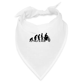 Human Evolution Enduro - Bandana - Weiß - Vorne
